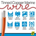 50-63136 16  Awg Orange 100' | Seachoice - 6