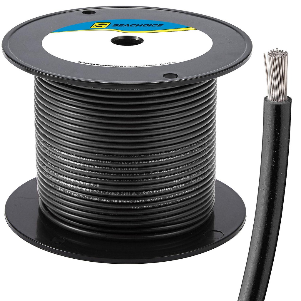 50-63063 10  Awg Black 250' | Seachoice - 1