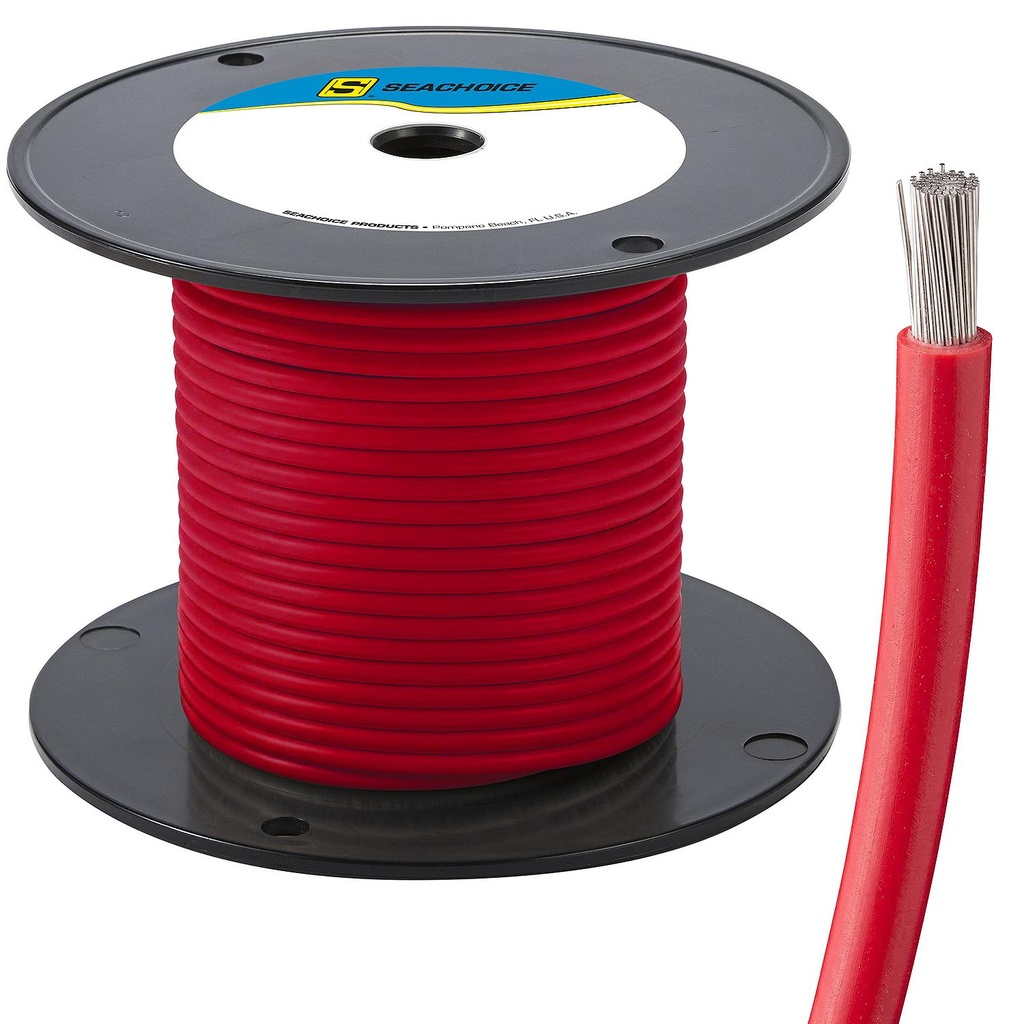 50-63064 10  Awg Red 100' | Seachoice - 3