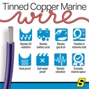 50-63137 16  Awg Purple 100' | Seachoice - 1