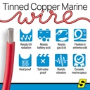 50-63066 10  Awg Red 250' | Seachoice - 5