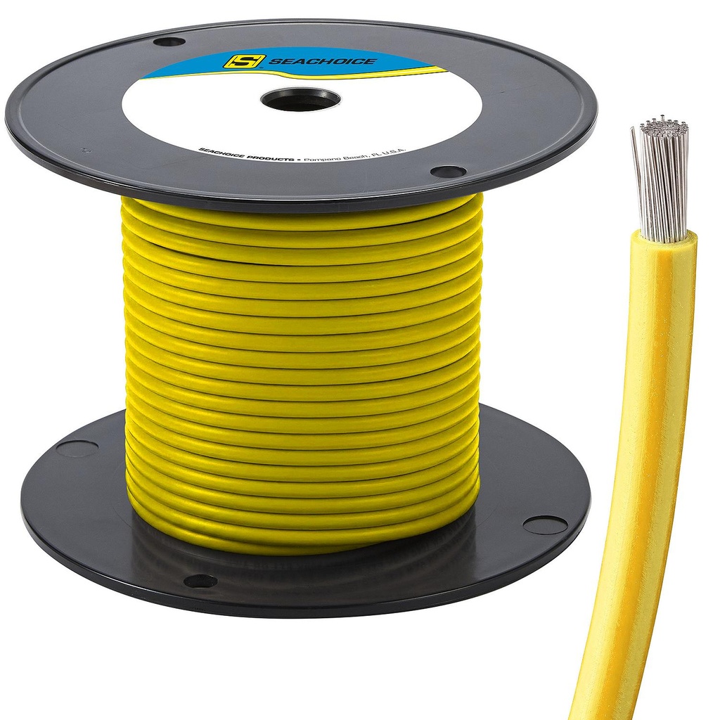 50-63067 10  Awg Yellow 100' | Seachoice - 1