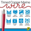 50-63143 18  Awg Red 100' | Seachoice - 4