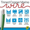 50-63068 10  Awg Green 100' | Seachoice - 6