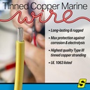 50-63144 18  Awg Yellow 100' | Seachoice - 2