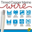 50-63069 10  Awg White 100' | Seachoice - 4