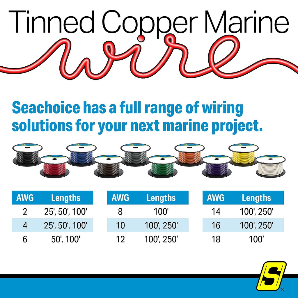 50-63146 18  Awg White 100' | Seachoice - 3