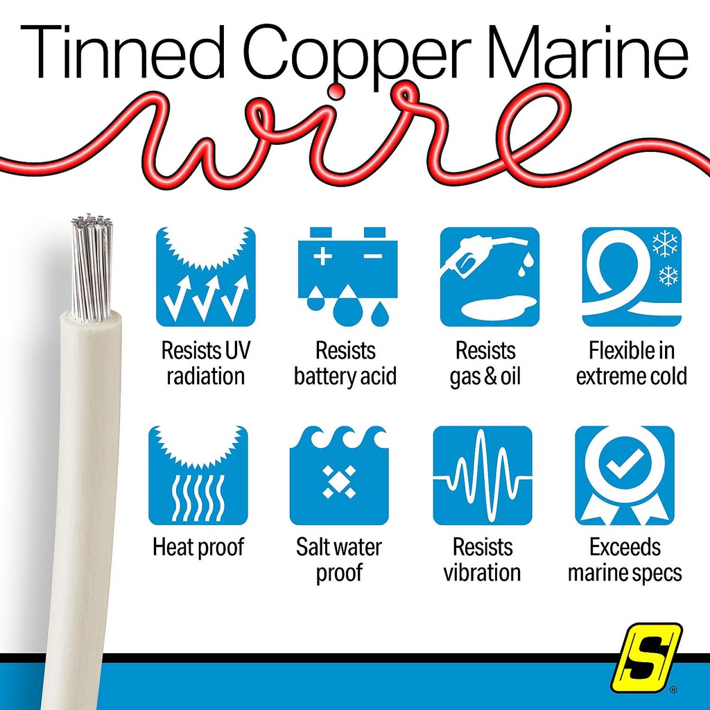 50-63146 18  Awg White 100' | Seachoice - 4