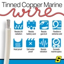 50-63146 18  Awg White 100' | Seachoice - 4