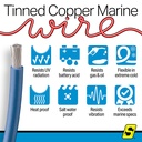 50-63071 10  Awg Dark Blue 100' | Seachoice - 5