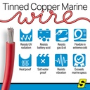 50-63084 12  Awg Red 100' | Seachoice - 2
