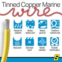 50-63087 12  Awg Yellow 100' | Seachoice - 1