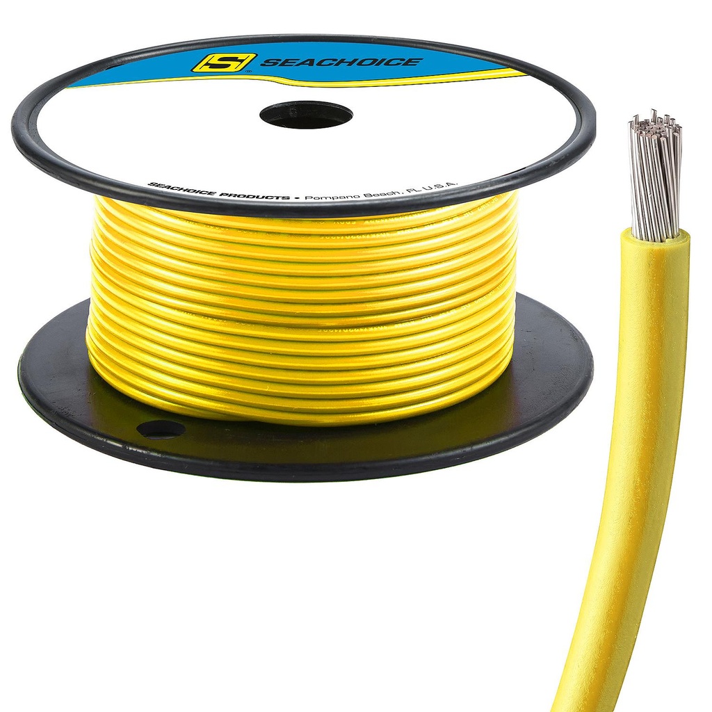 50-63087 12  Awg Yellow 100' | Seachoice - 5
