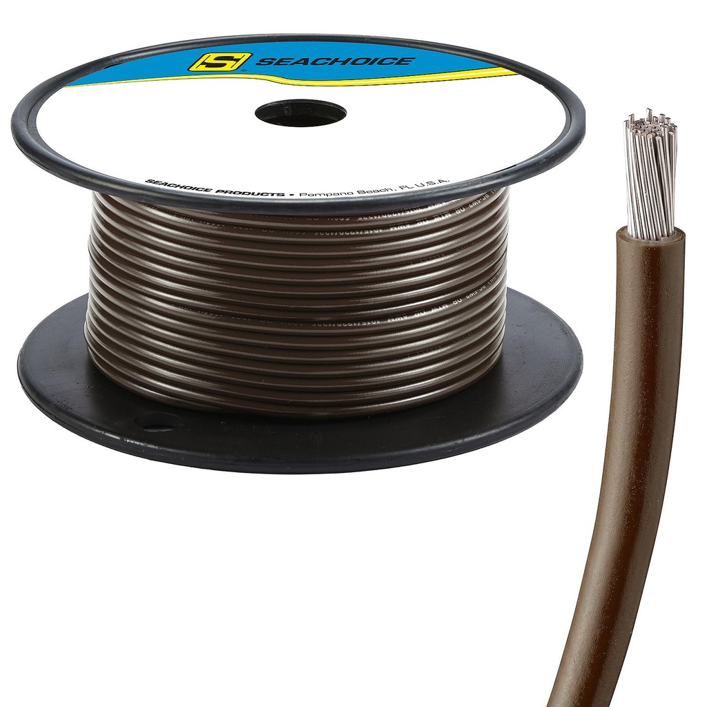 50-63093 12  Awg Brown 100' | Seachoice - 4
