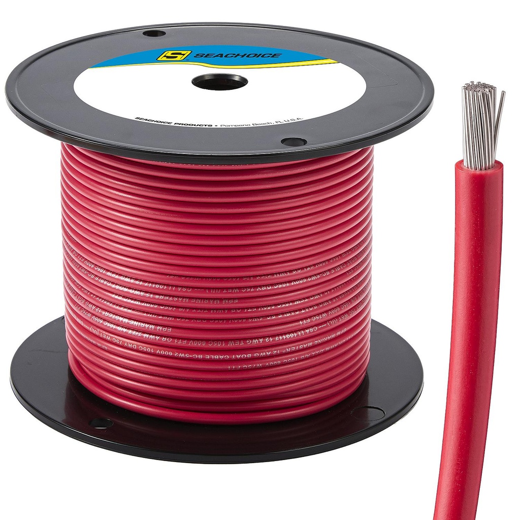 50-63106 14  Awg Red 250' | Seachoice - 2