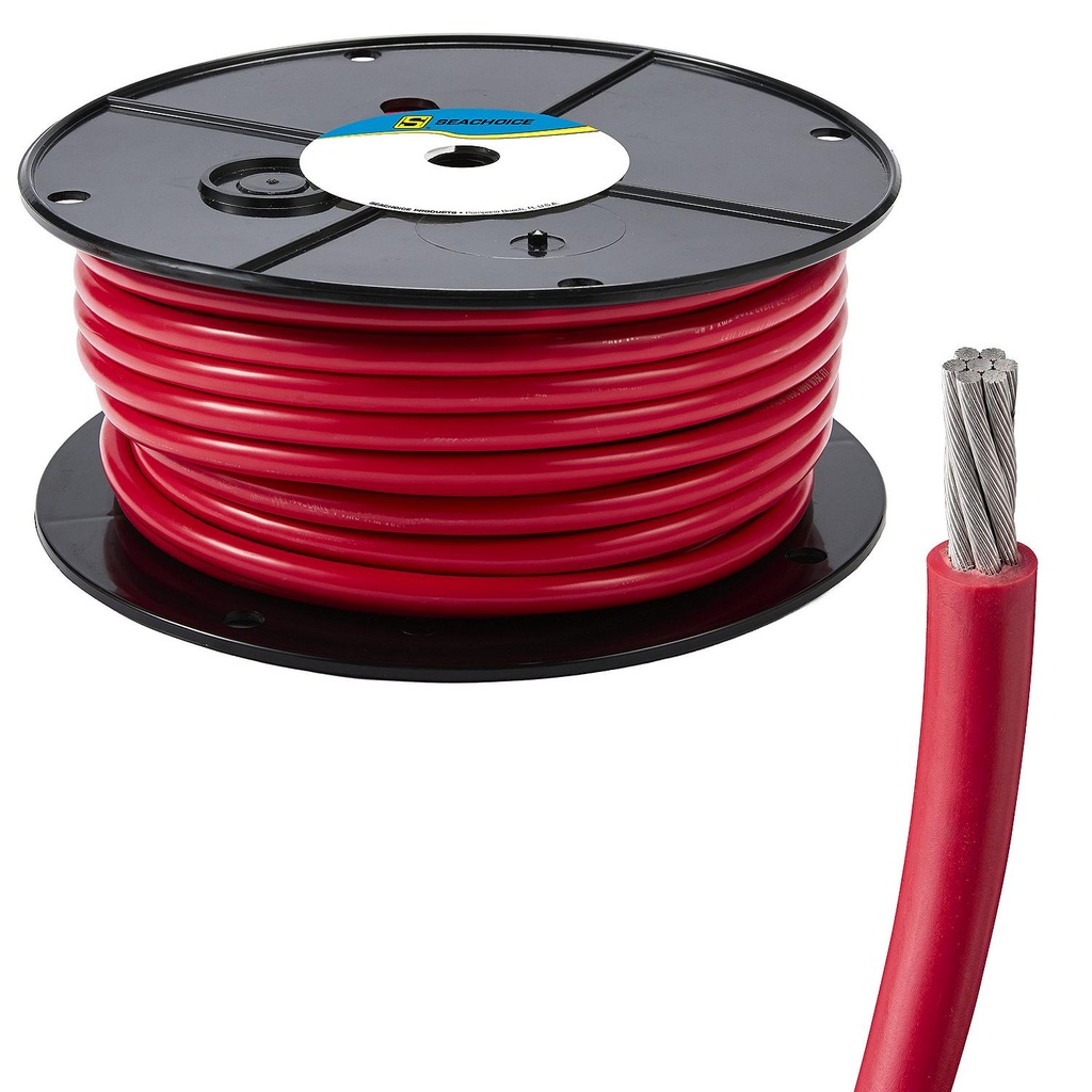50-63018 2  Awg Red 100' | Seachoice - 3