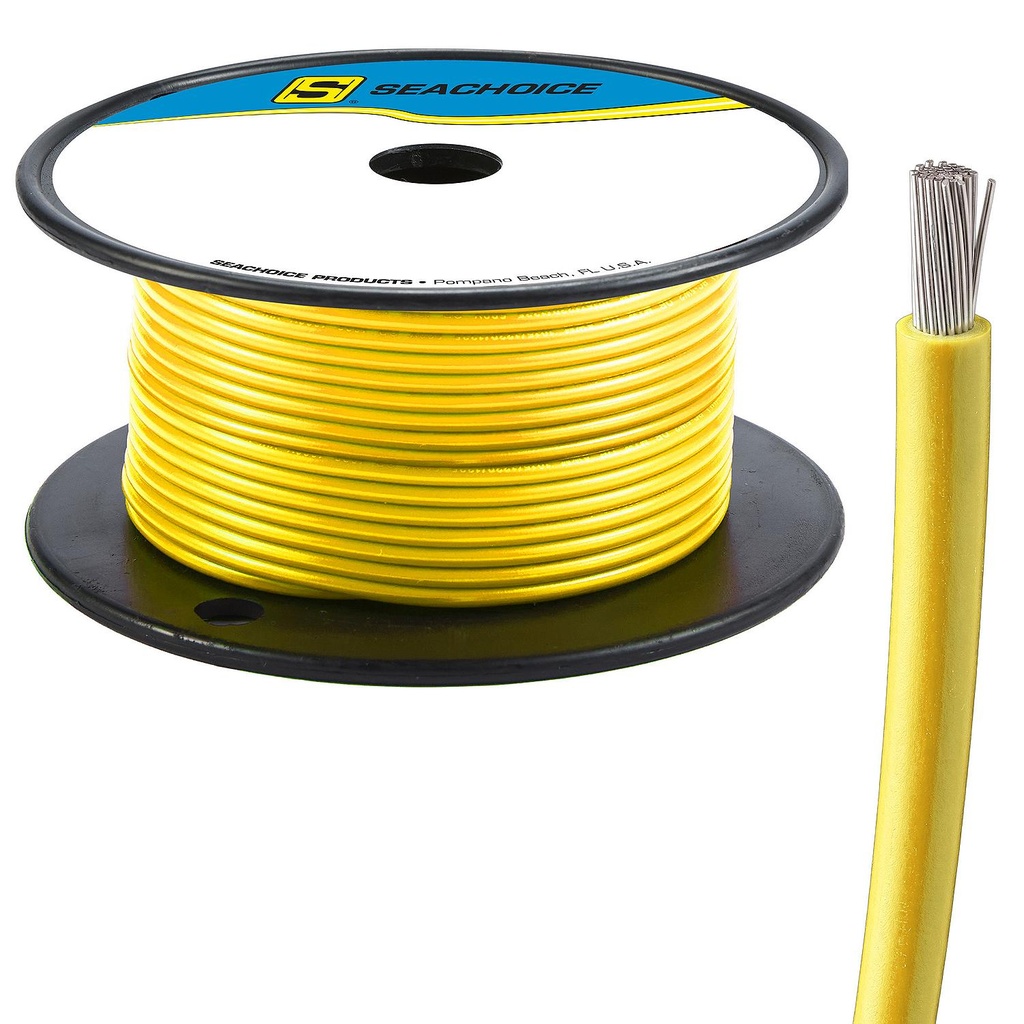 50-63107 14  Awg Yellow 100' | Seachoice - 2