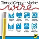 50-63107 14  Awg Yellow 100' | Seachoice - 5