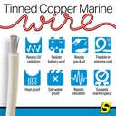 50-63109 14  Awg White 100' | Seachoice - 2