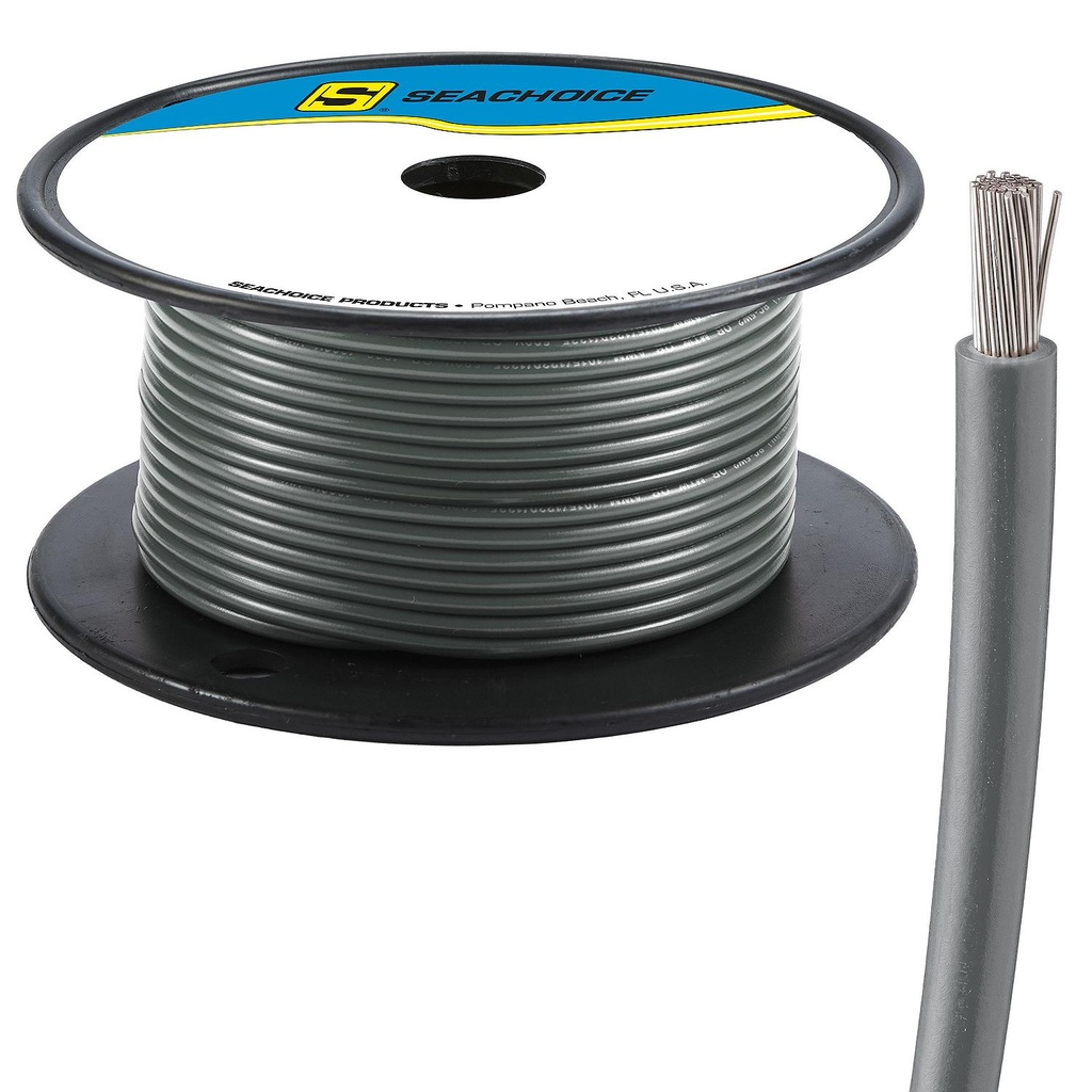 50-63114 14  Awg Gray 100' | Seachoice - 2