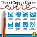 50-63116 14  Awg Orange 100' | Seachoice - 5