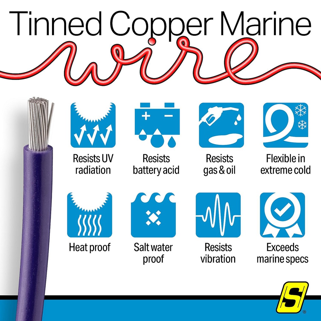 50-63117 14  Awg Purple 100' | Seachoice - 5