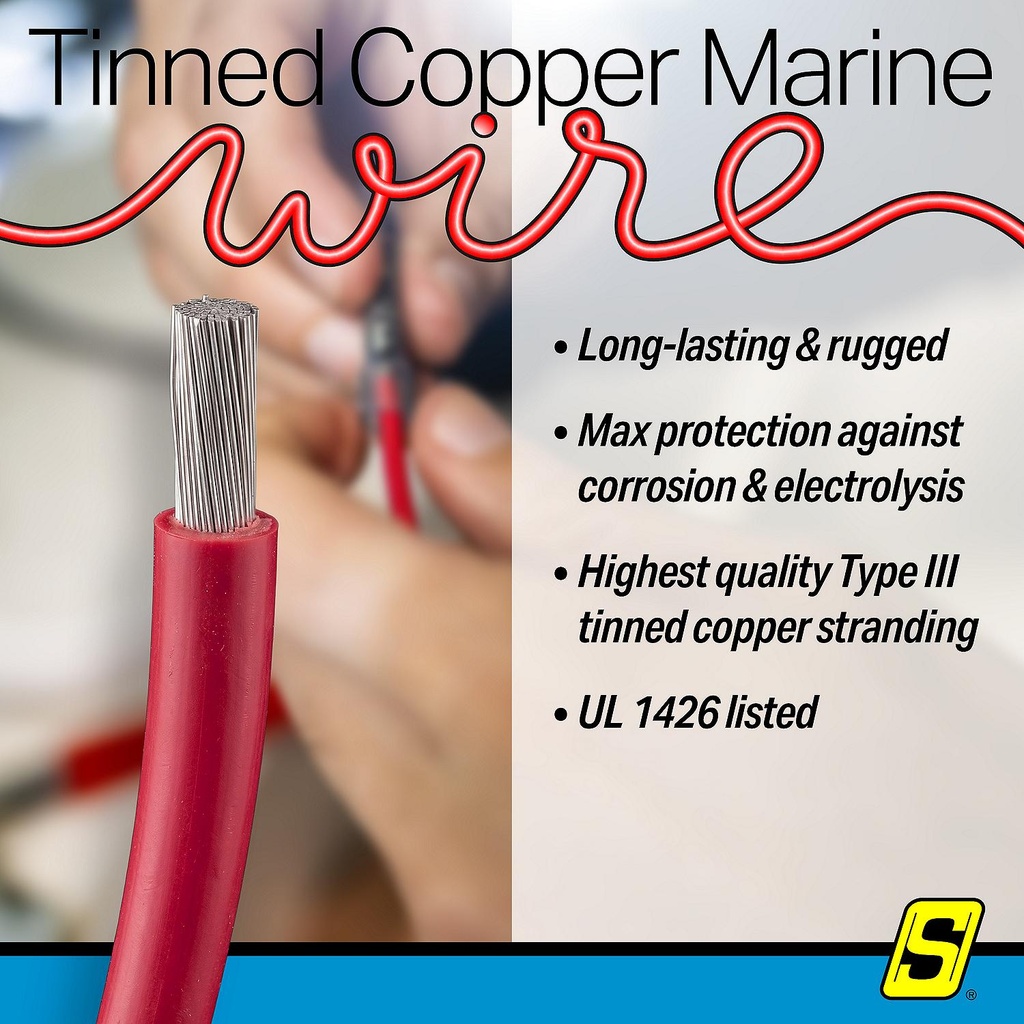 50-63036 4  Awg Red 25' | Seachoice - 3