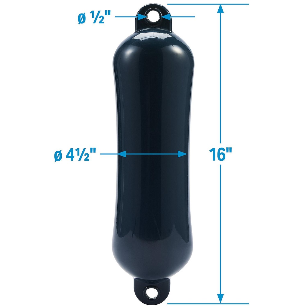 De74162S Fender Smooth 4.5X16 Roy Blue | Seachoice - 5