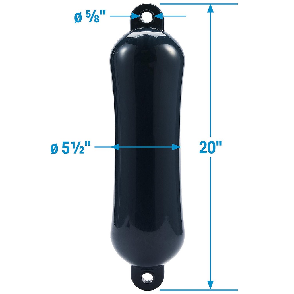 De74202S Fender Smooth 5.5X20 Roy Blue | Seachoice - 3