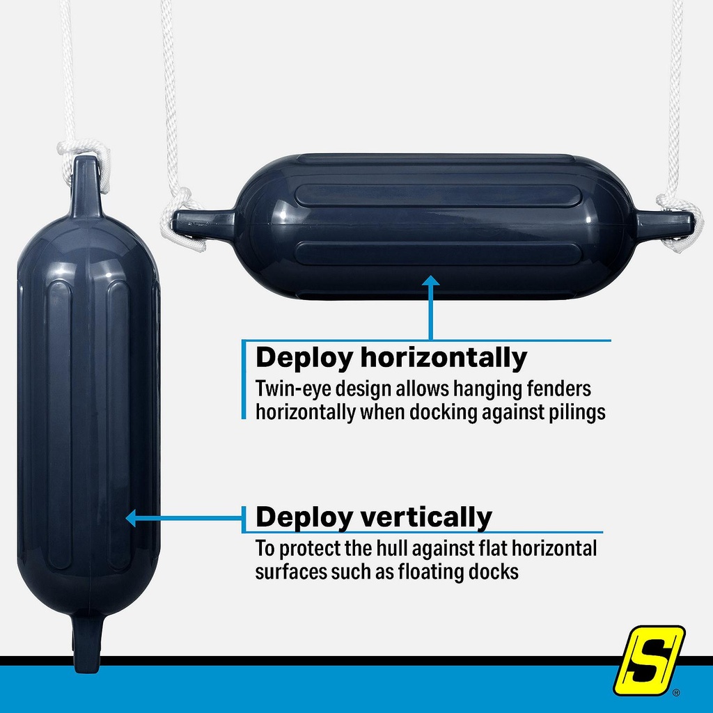 De77202S Fender Kit Twin Pk 5.5 Blue | Seachoice - 2