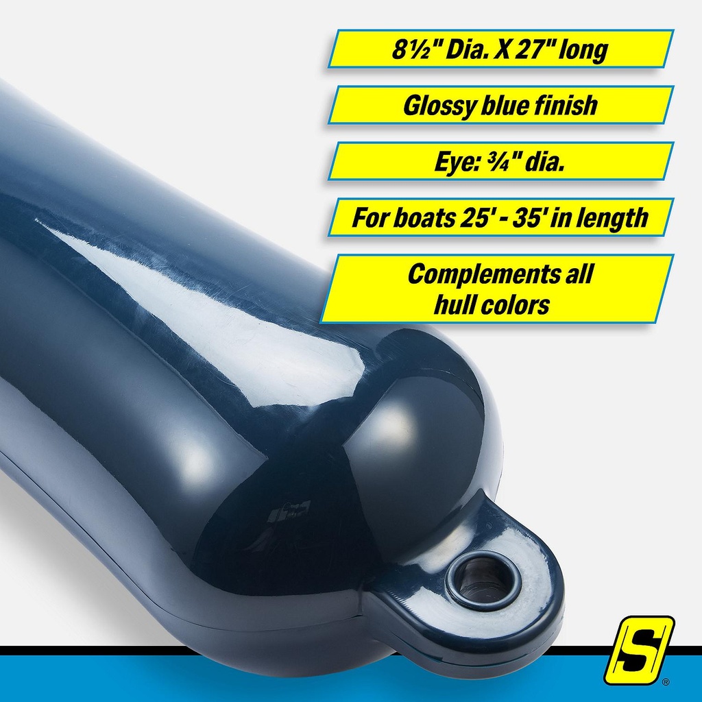 De74272S Fender Smooth 8.5X27 Roy Blue | Seachoice - 2