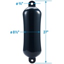 De74272S Fender Smooth 8.5X27 Roy Blue | Seachoice - 5