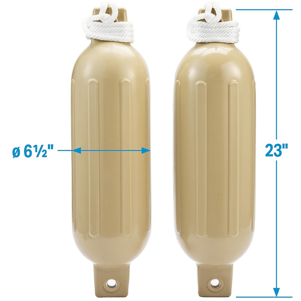 De77234S Fender Kit Twneye 6.5X22 Tan | Seachoice - 6
