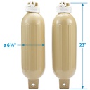 De77234S Fender Kit Twneye 6.5X22 Tan | Seachoice - 6