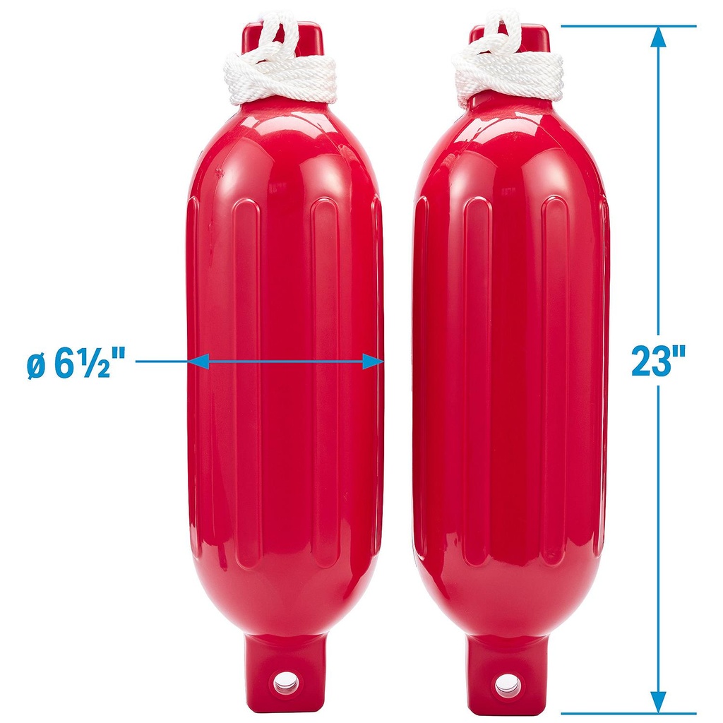 De77233S Fender Kit Twneye 6.5X22 Red | Seachoice - 7
