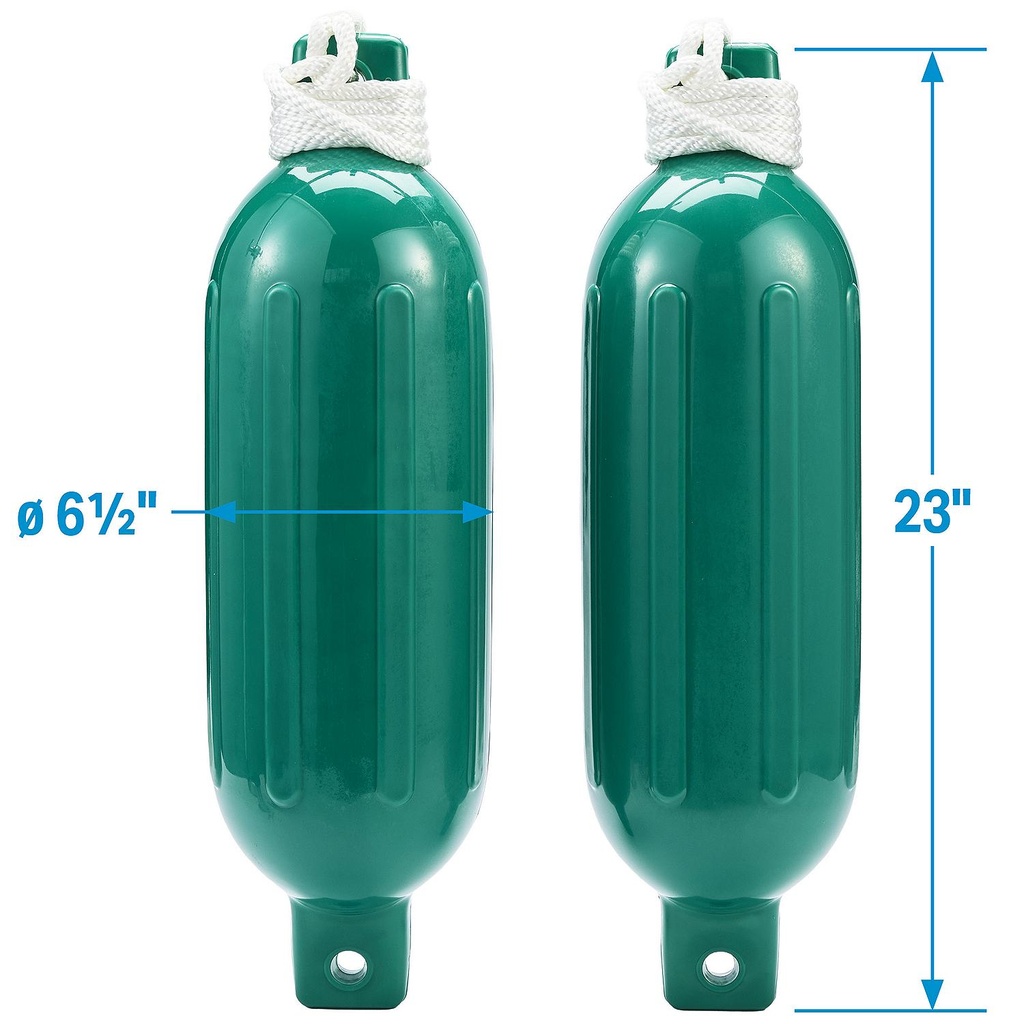 De77238S Fender Kit Twneye 6.5X22 Green | Seachoice - 1