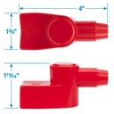 13681 Bat Term Cover Marine 2-2/0Awg | Seachoice - 1