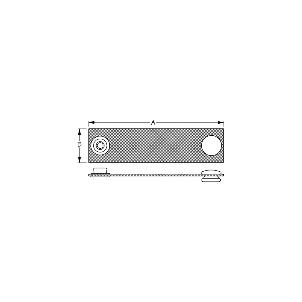 299204B-1 Add A Snap Black 4" 2/Pk | Sea-Dog Line - 1