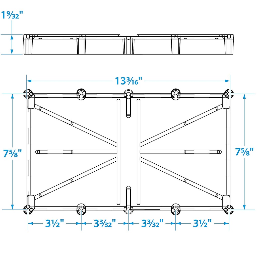 22014 Narrow 31 Series Battery Tray | Seachoice - 8