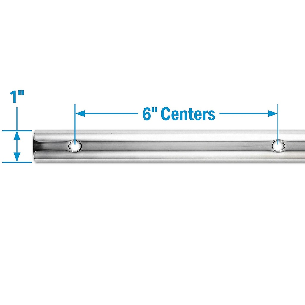29403 Rub Rail Ss 1" X 12'Hollow | Seachoice - 2