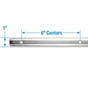 29403 Rub Rail Ss 1" X 12'Hollow | Seachoice - 2