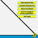 40511 Braid Rigg Line-Blk-1/8"X 100' | Seachoice - 2