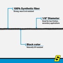 40511 Braid Rigg Line-Blk-1/8"X 100' | Seachoice - 3