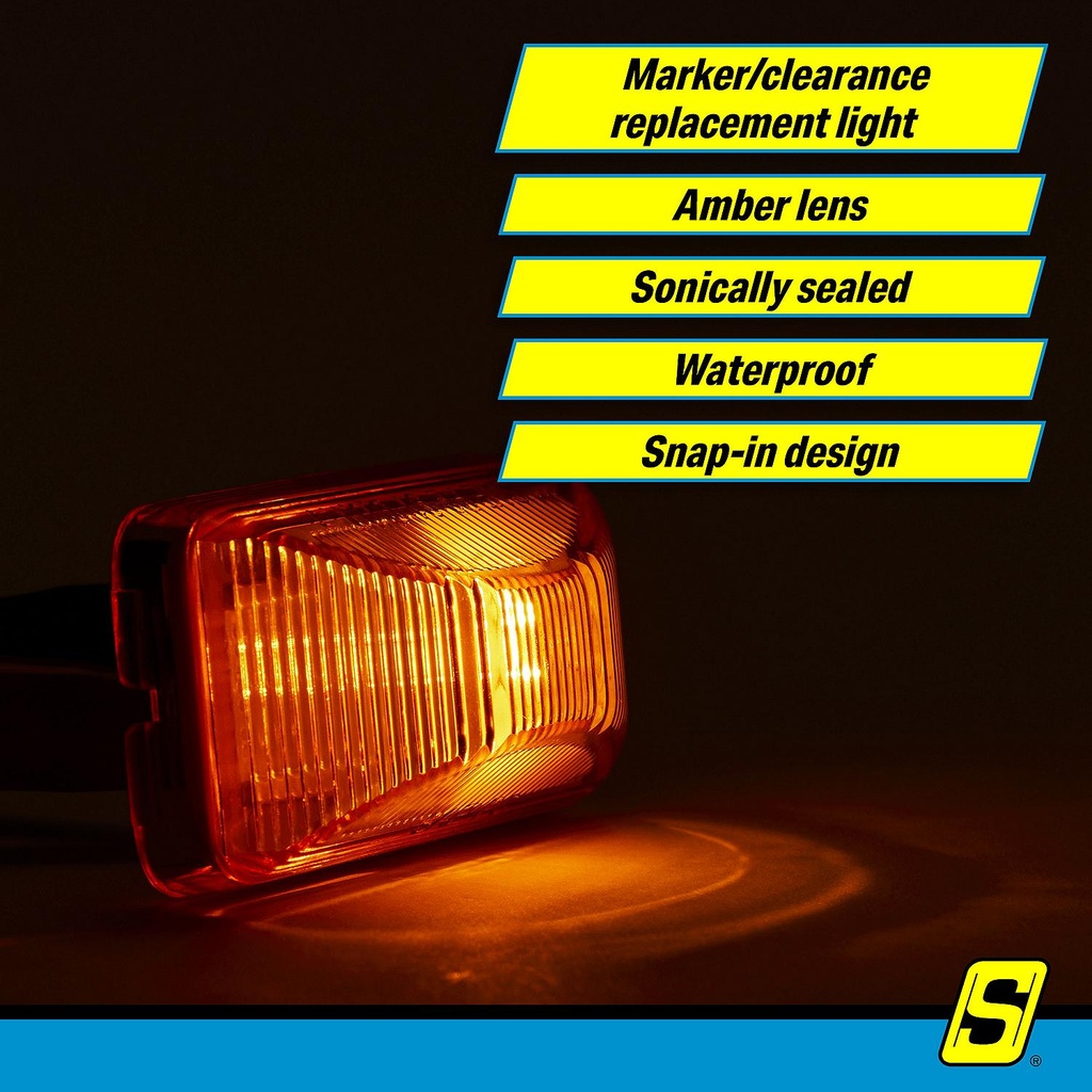 Mc90Assch Amber Clearance Light Only | Seachoice - 1