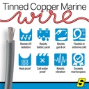 50-63114 14  Awg Gray 100' | Seachoice - 6