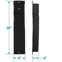 De53446S Contour Fender 30X6X4  Black | Seachoice - 3