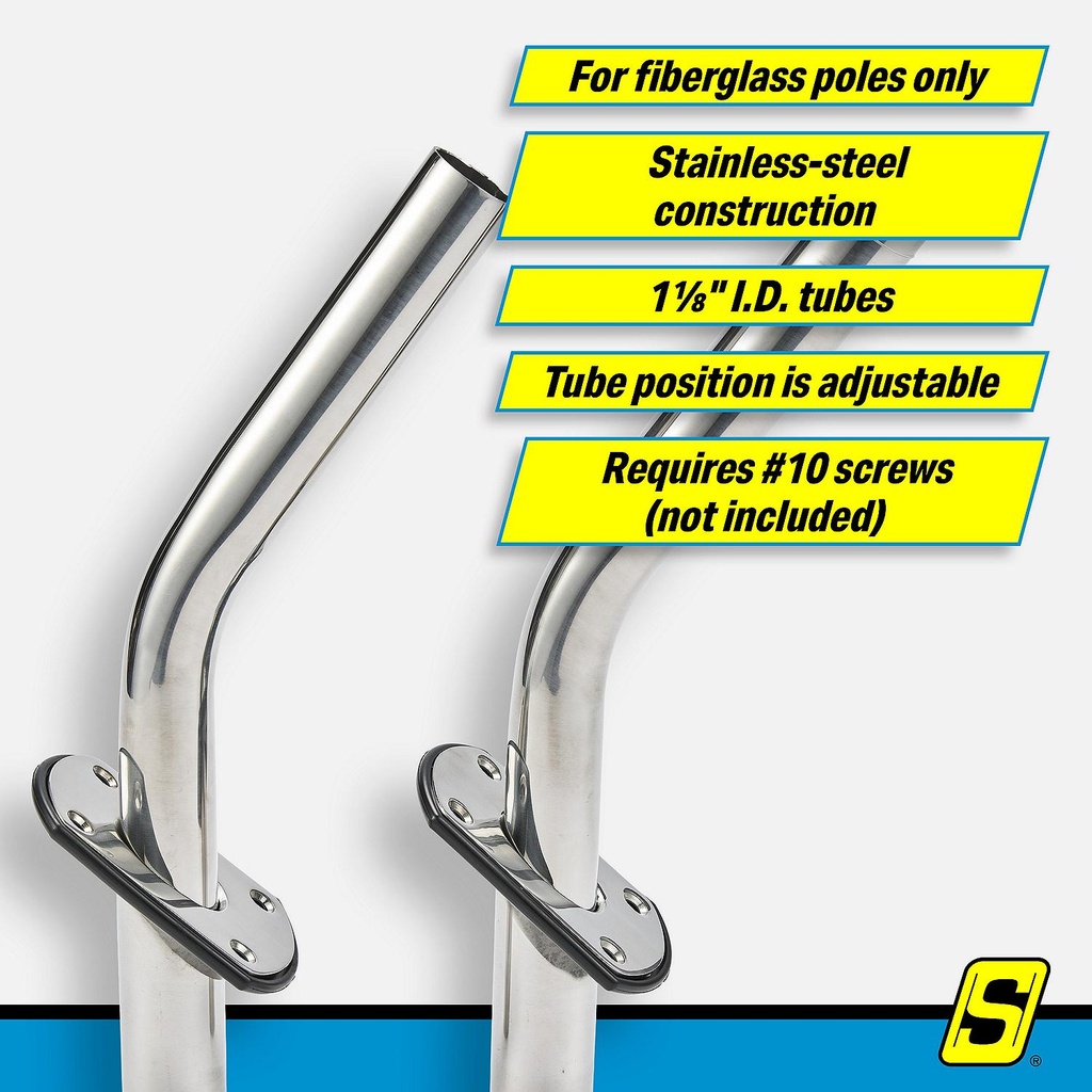 88761 Outrigger Pole Holder  - Ss | Seachoice - 3
