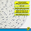 47591 Dock Line W/Tracer-5/8 X 20' | Seachoice - 6