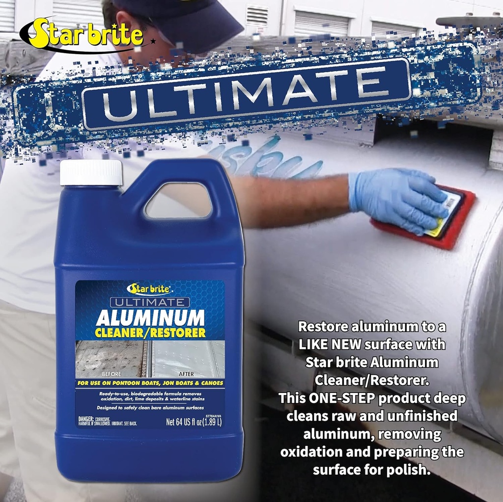 87764C Ult Aluminum Clean/Restor 64Oz | Starbrite