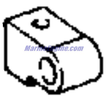 Evinrude Johnson OMC OMC0909932 TUBE GUIDE (EV-909932)